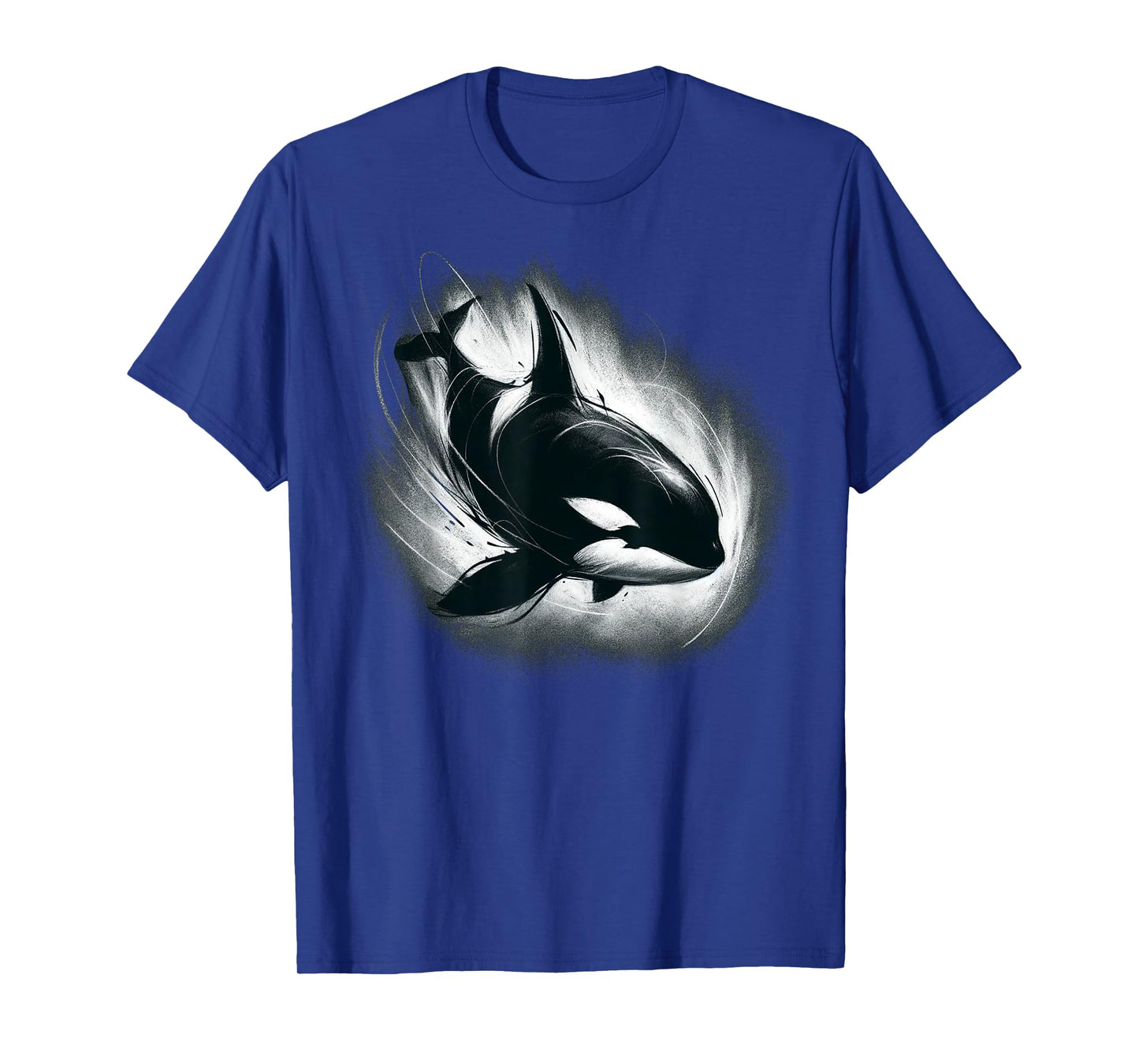 Orca Whale Artwork Killer Whale Black And White T-Shirt