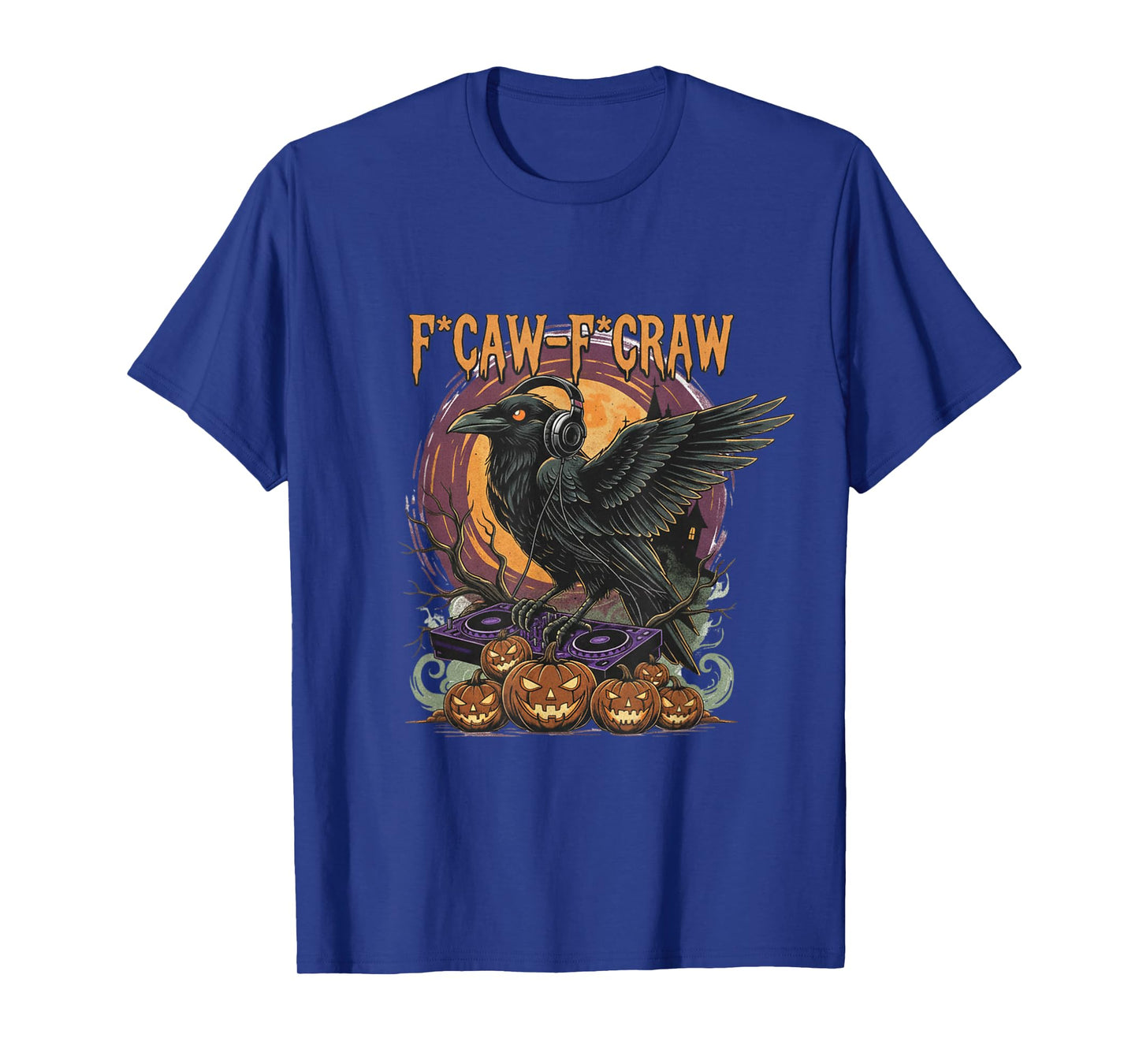 Halloween DJ F-CAW-F Dubbing Musical Craw Festive T-Shirt