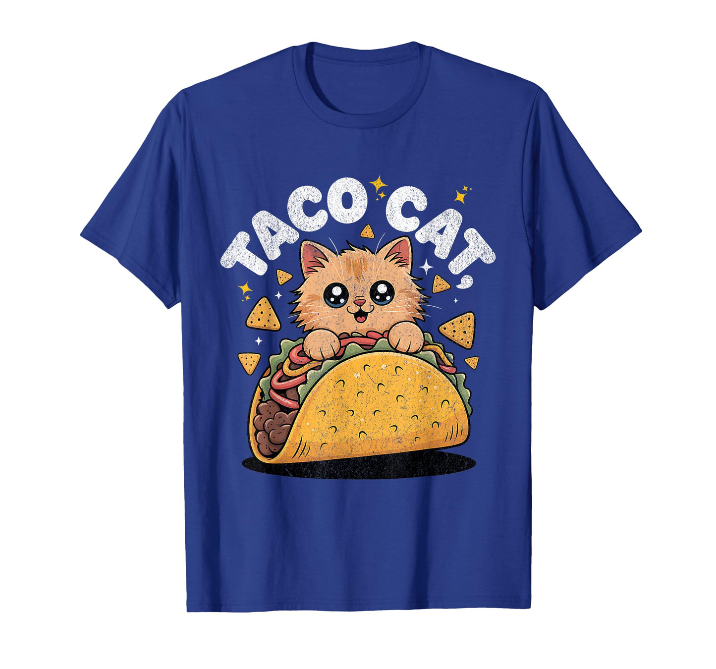Funny Taco Cat Cute Cat in Taco Graphic Tee T-Shirt