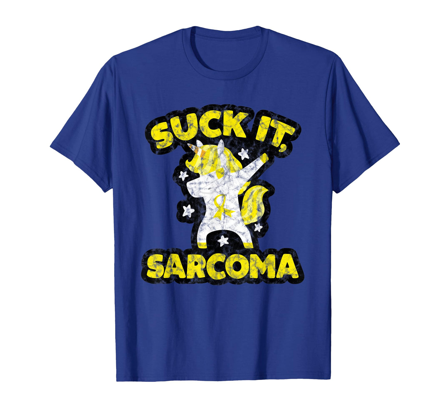 Suck It Sarcoma Cancer Fighter Survivor Quote Funny Unicorn T-Shirt