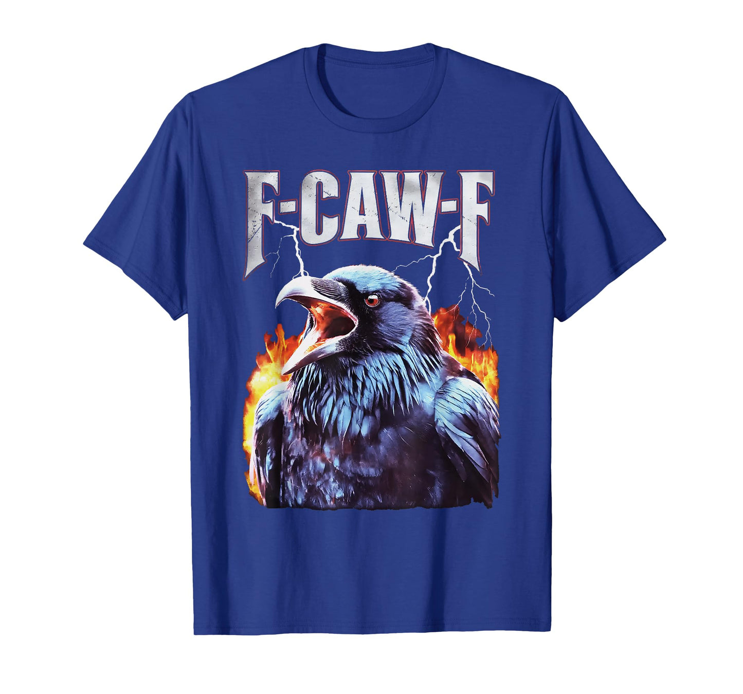 F-Caw-F Crow Bootleg FCawF Black Bird Meme 90s T-Shirt
