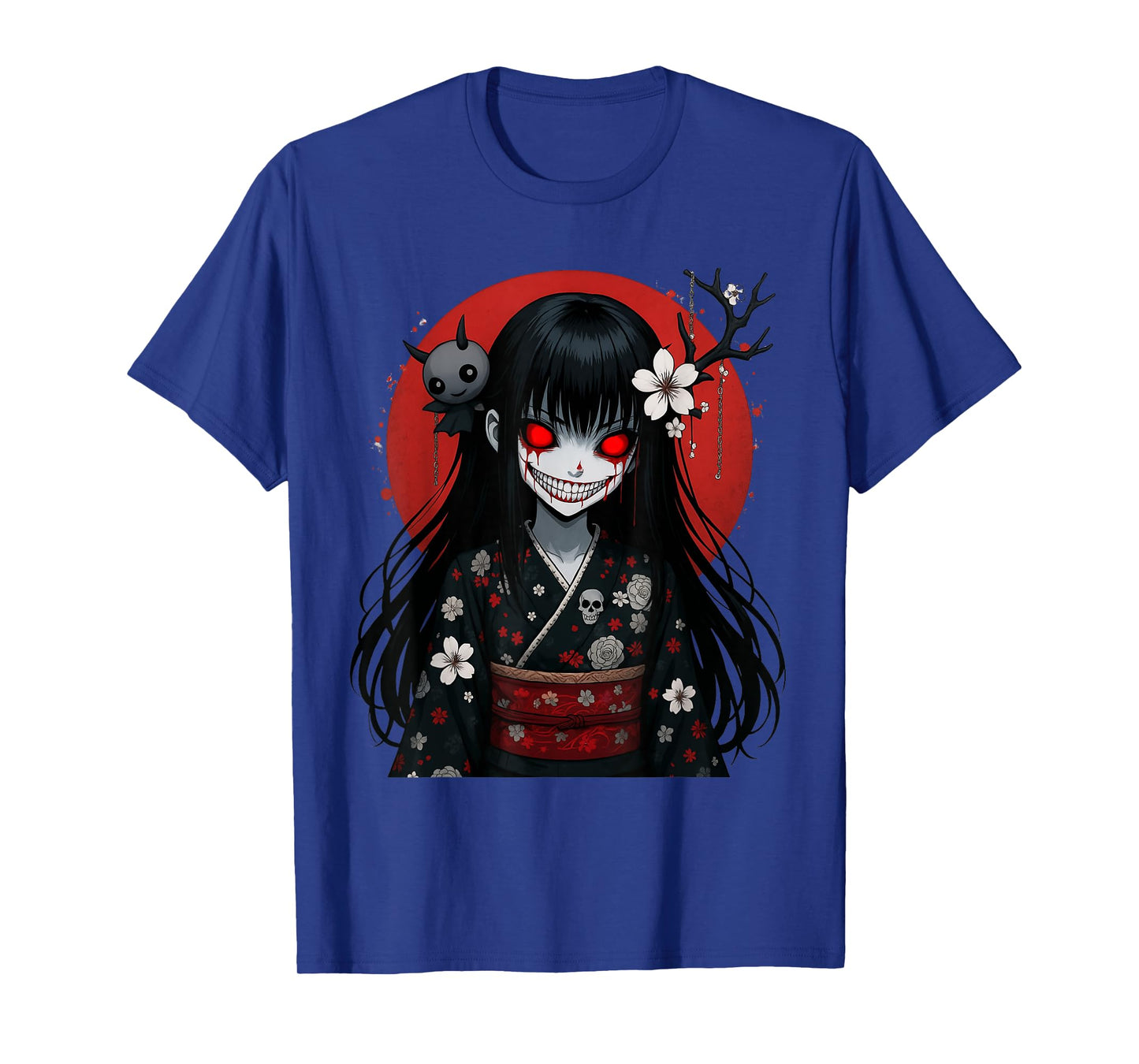Creepy Kawaii Goth Girl | Horror Anime Aesthetic T-Shirt