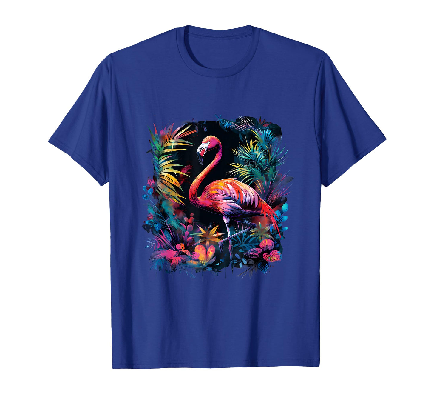 Flamingo Colourful Artwork Nature Flamingo Lover Wildlife T-Shirt