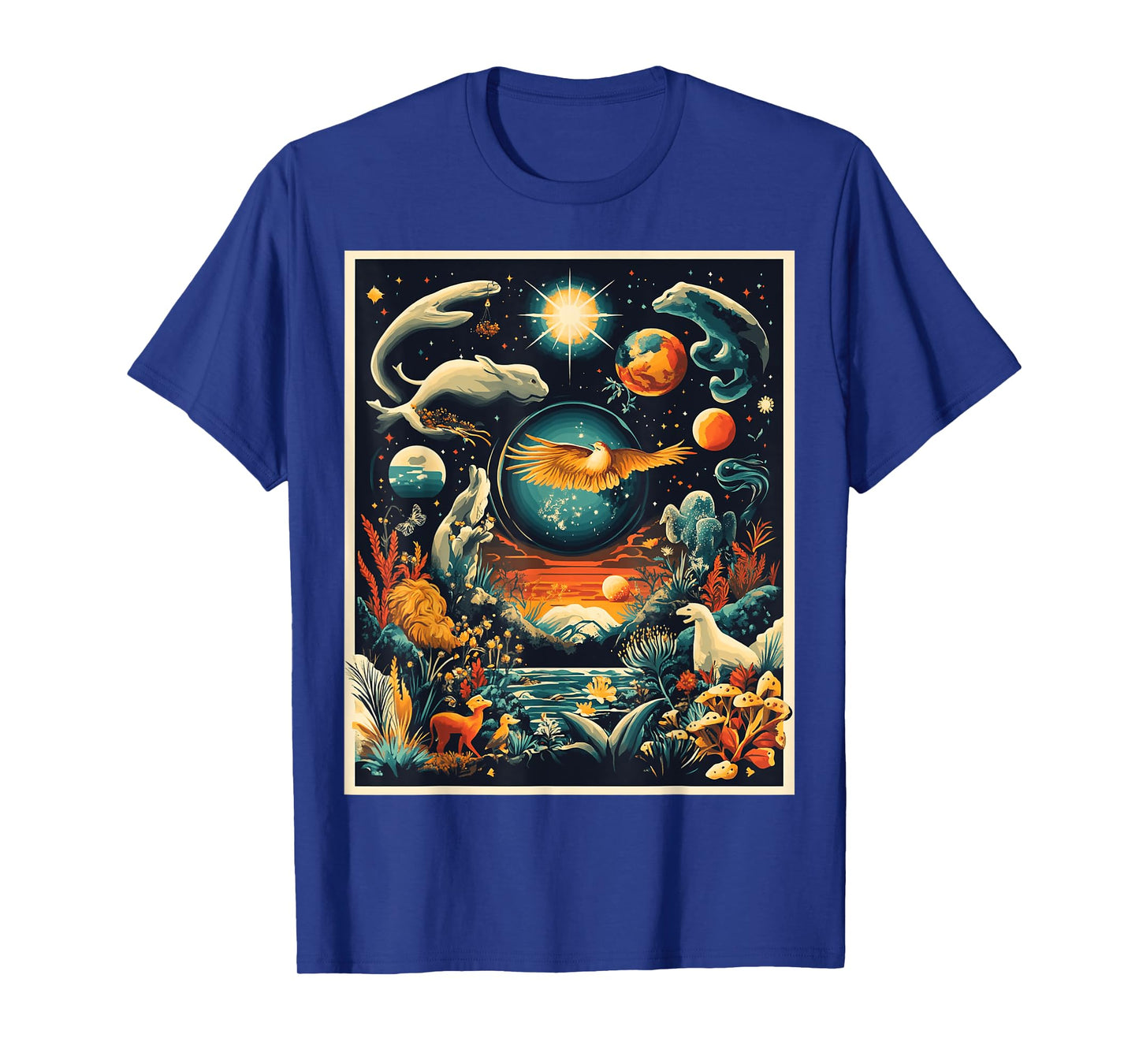 Whimsical Fantasy Nature Scene Art T-Shirt