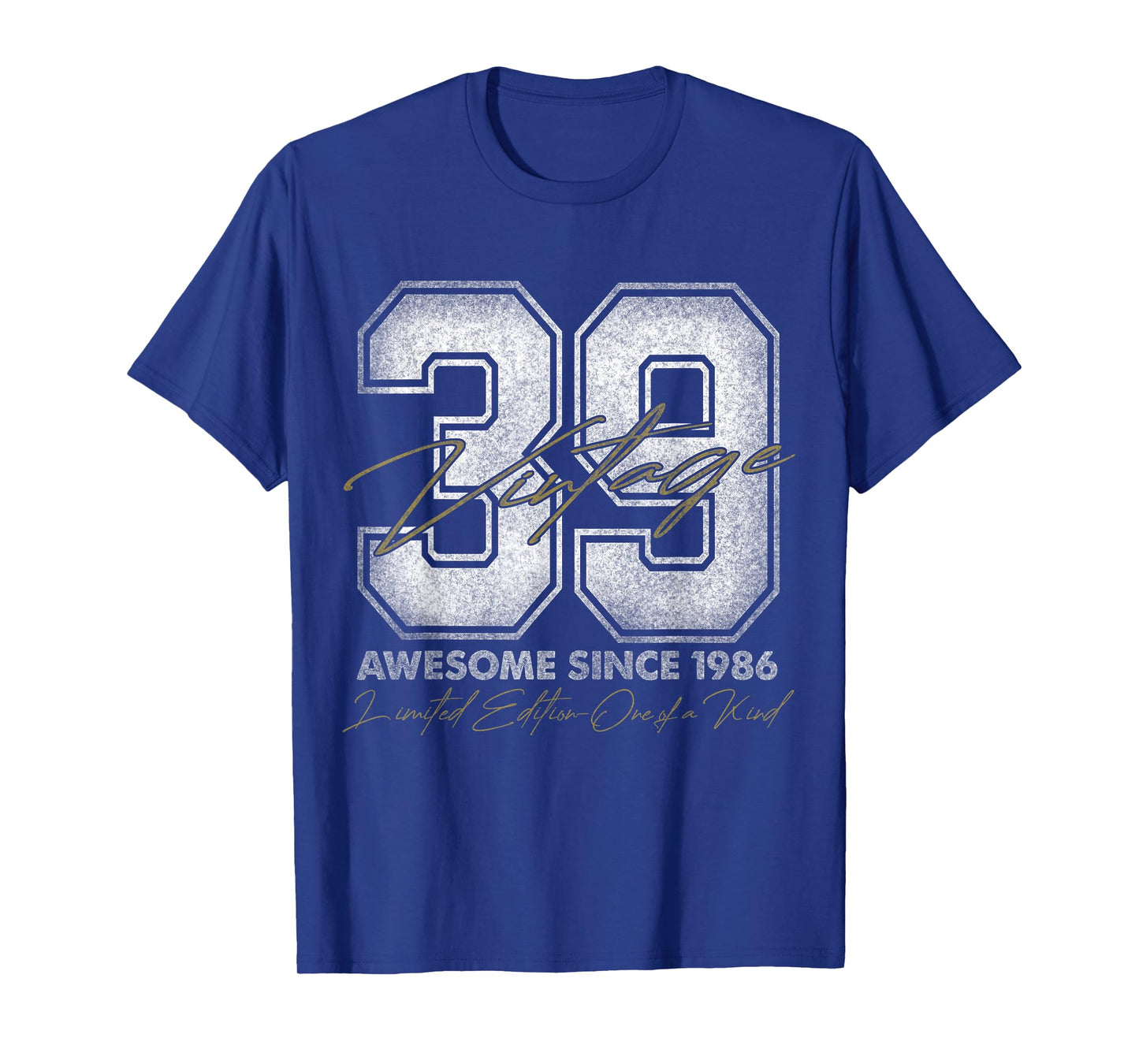39 Year Old Gifts Vintage 1986 Limited Edition 39th Birthday T-Shirt