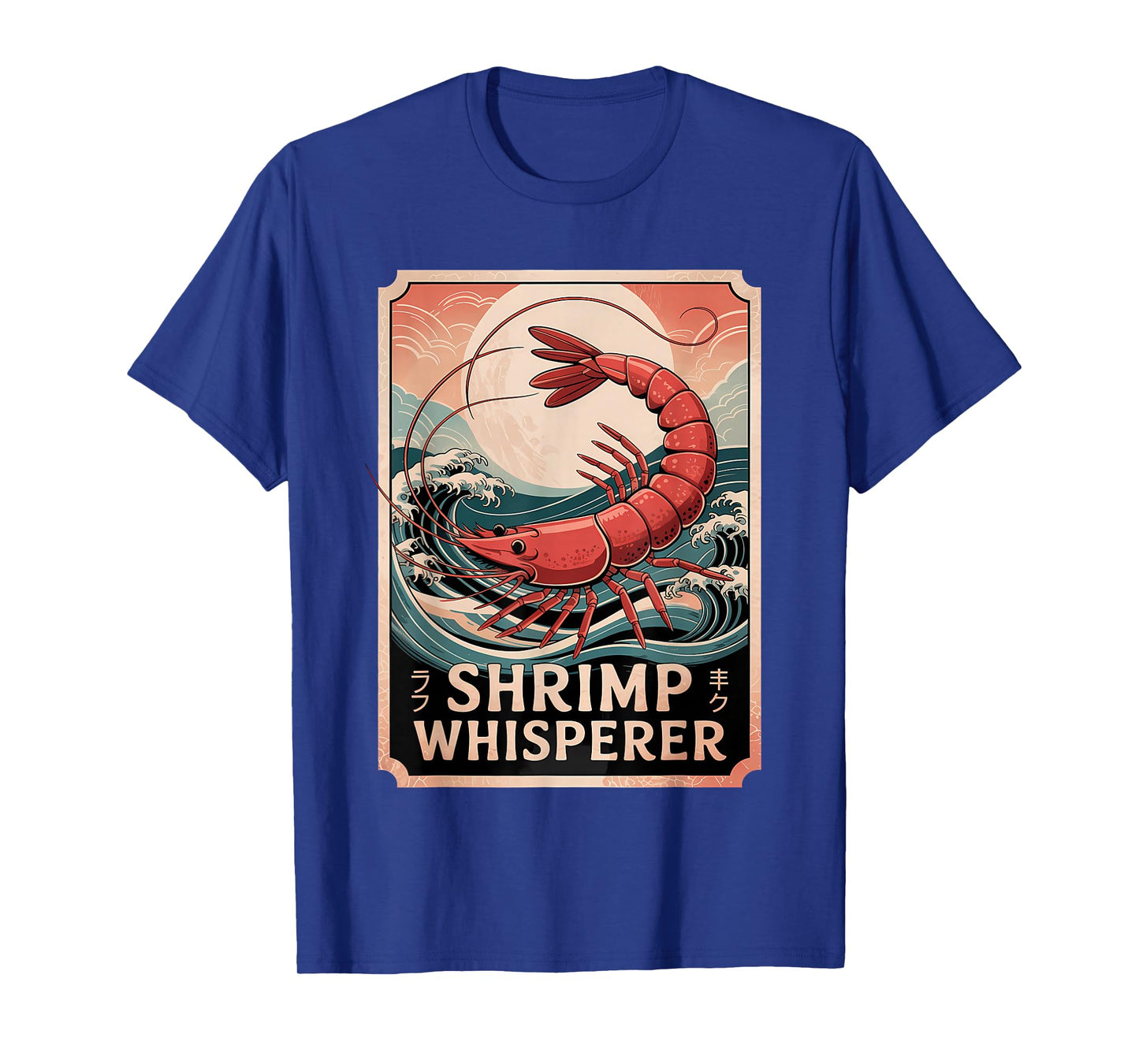 Shrimp Whisperer Japanese Ocean Serenity T-Shirt