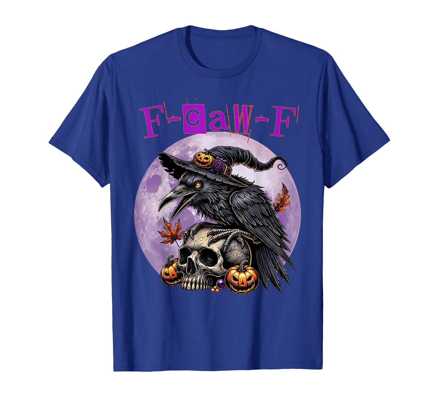 Black Crow, F-Caw-F Funny Black Bird Halloween T-Shirt