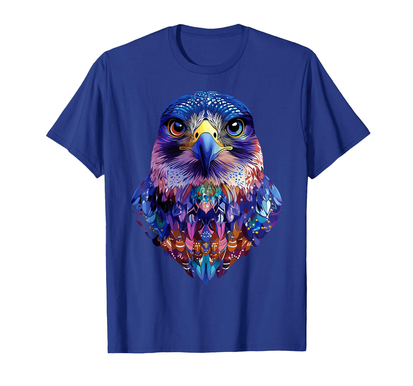 Azteca Peregrine Falcon Majestic Animals Bird Lover Black T-Shirt