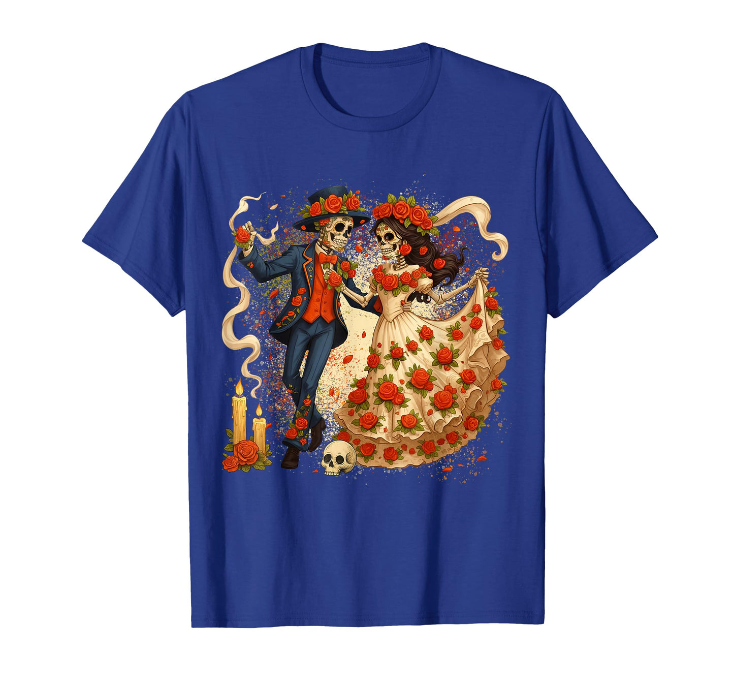 Dia De Los Muertos Skeletons Dancing Mexican Day of The Dead T-Shirt