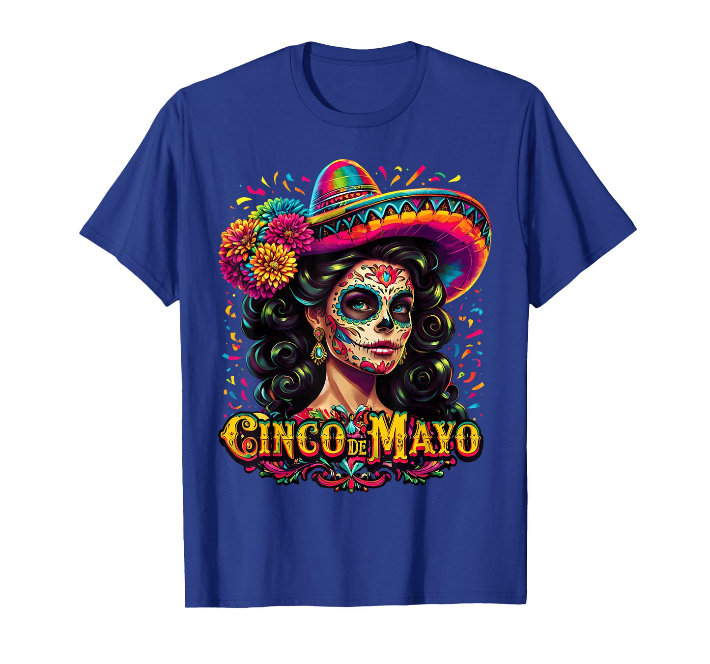 Cinco De Mayo Mexican Fiesta 5 De Mayo Women Girl Sombrero T-Shirt