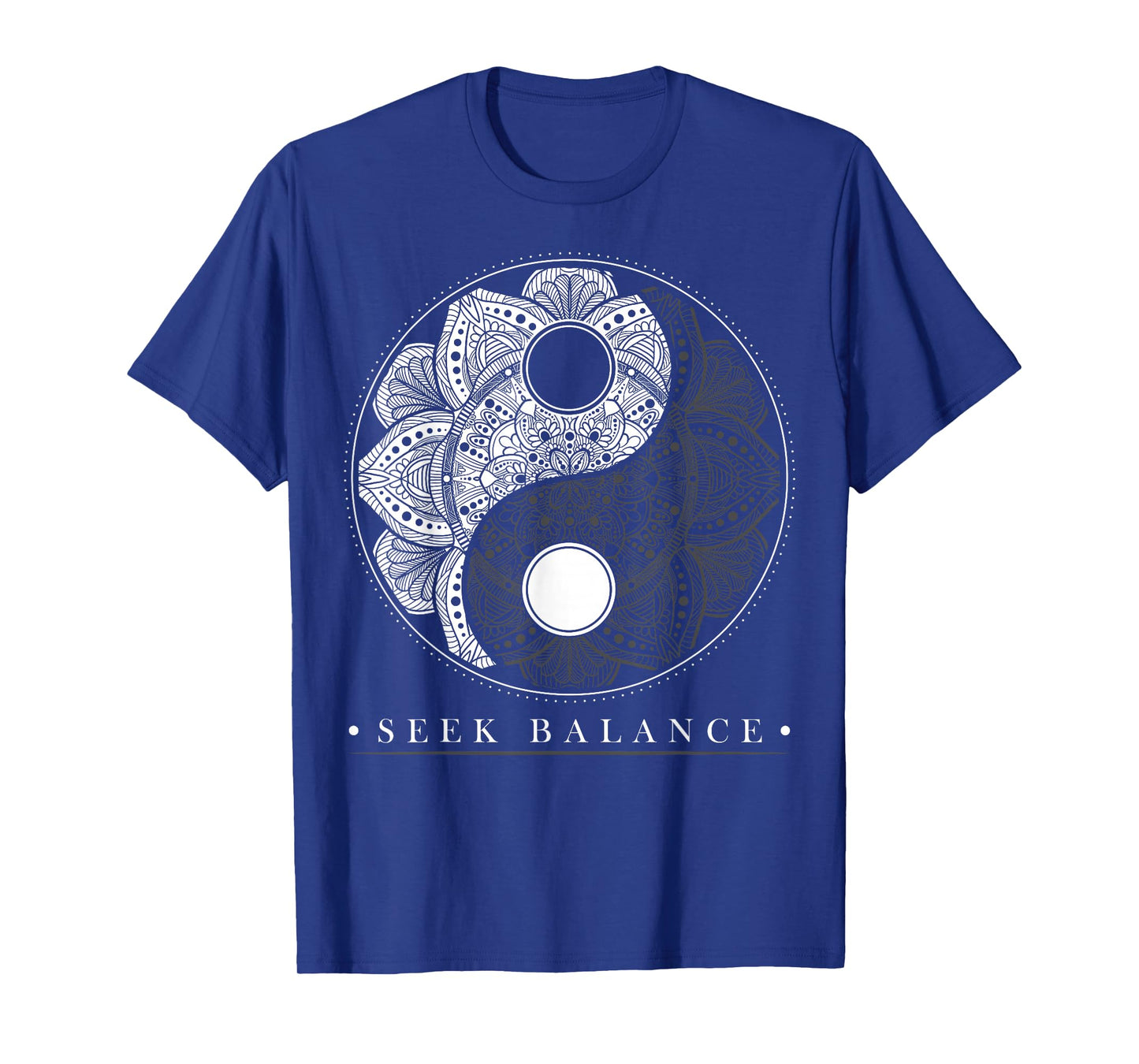 Yin Yang Mandala Seek Balance Native American Shaman T-Shirt