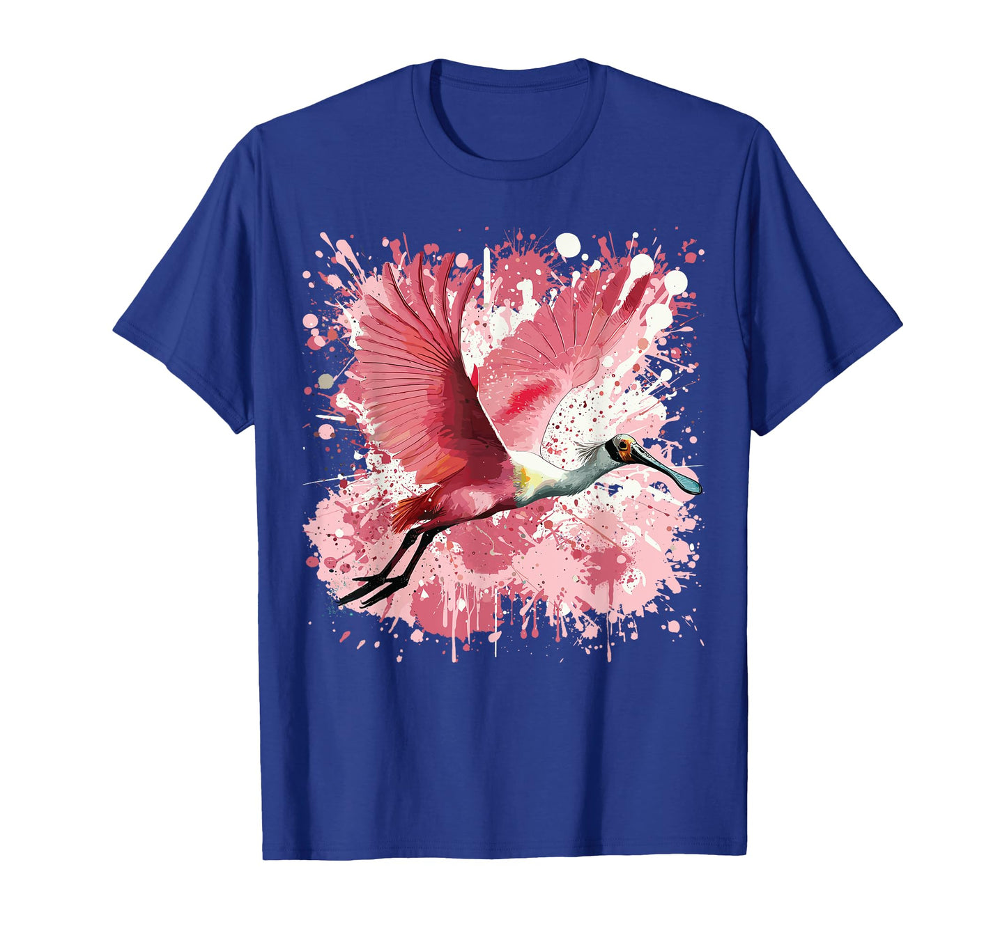 Roseate Spoonbill Splatter Art, Roseate Spoonbill T-Shirt