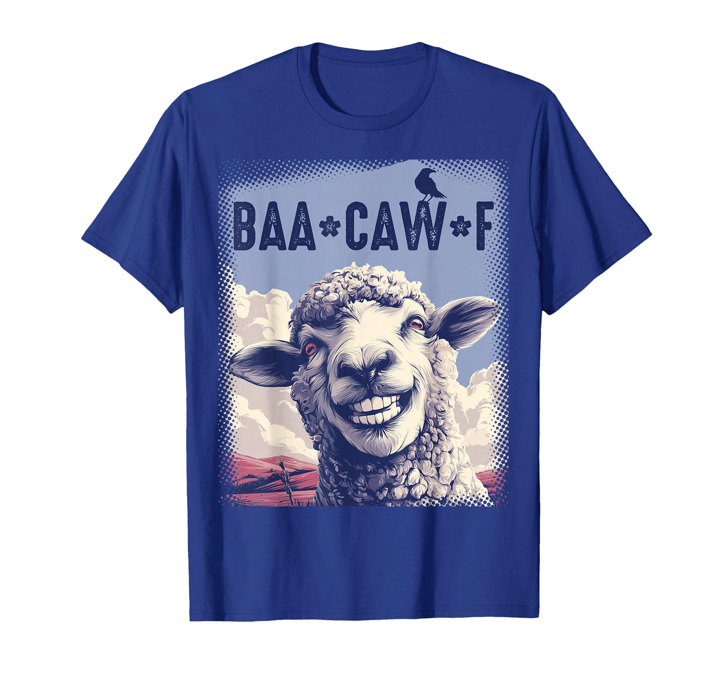 Sheep Baa + Crow Caw Back Off Pun Tee for Introverts & Teens T-Shirt