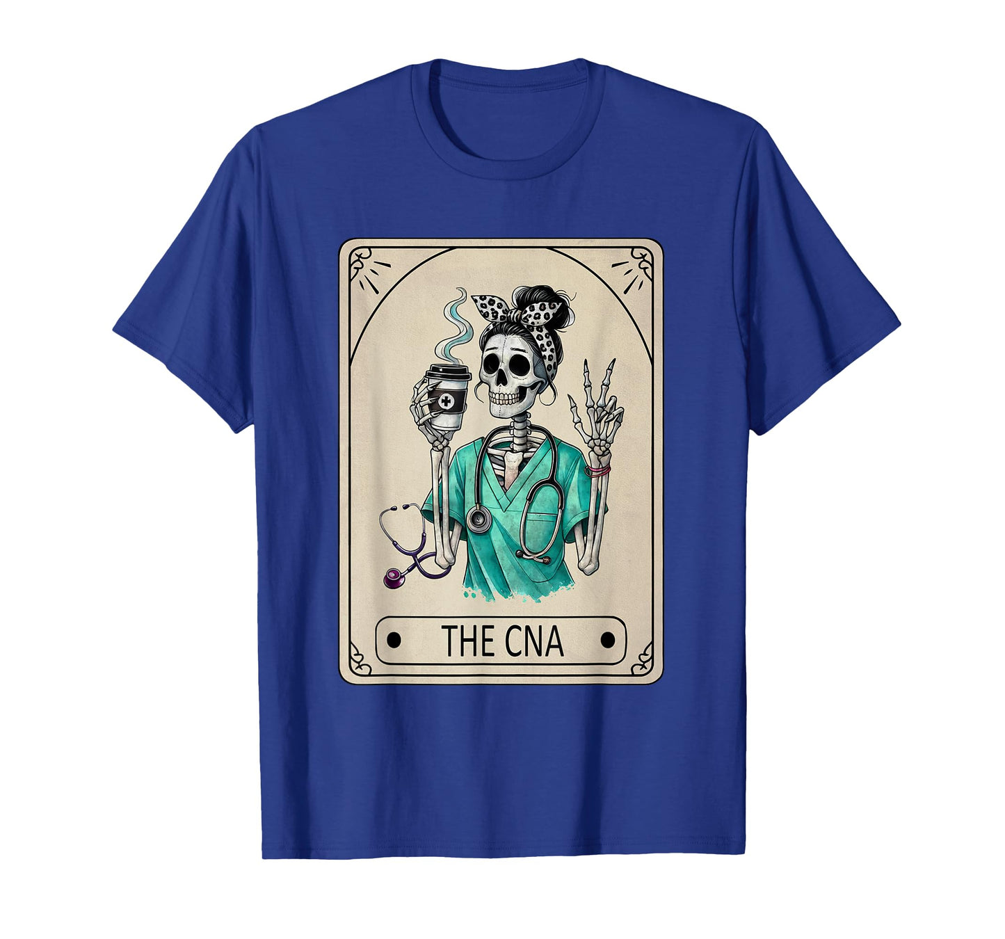 Certified Nurse Assistant Skeleton CNA Halloween T-Shirt