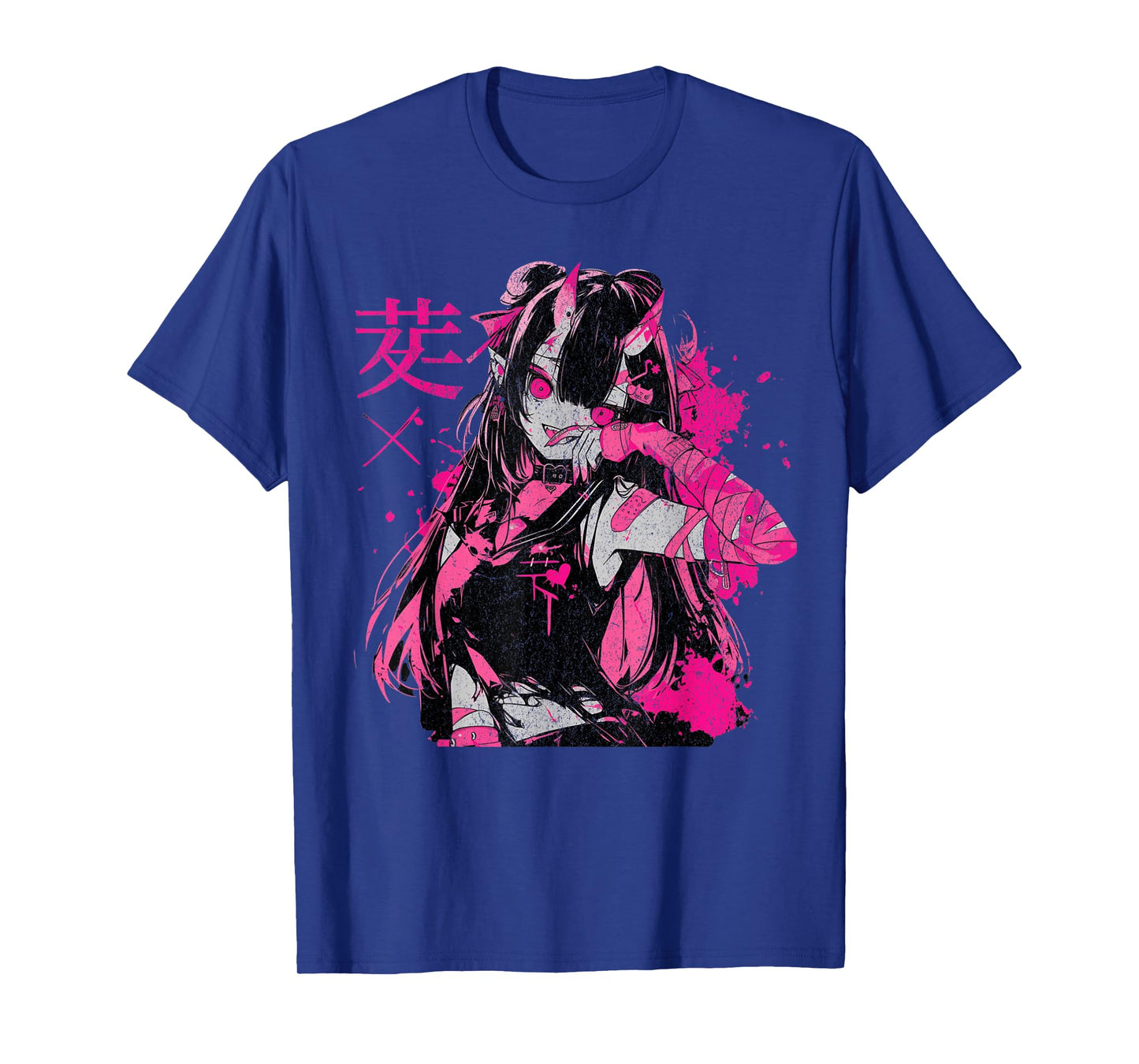 Alternative Vaporwave Gothic Sad Alt Grunge Woman Goth Grunge Demon Anime Girl Waifu Horror Alt Aesthetic T-Shirt