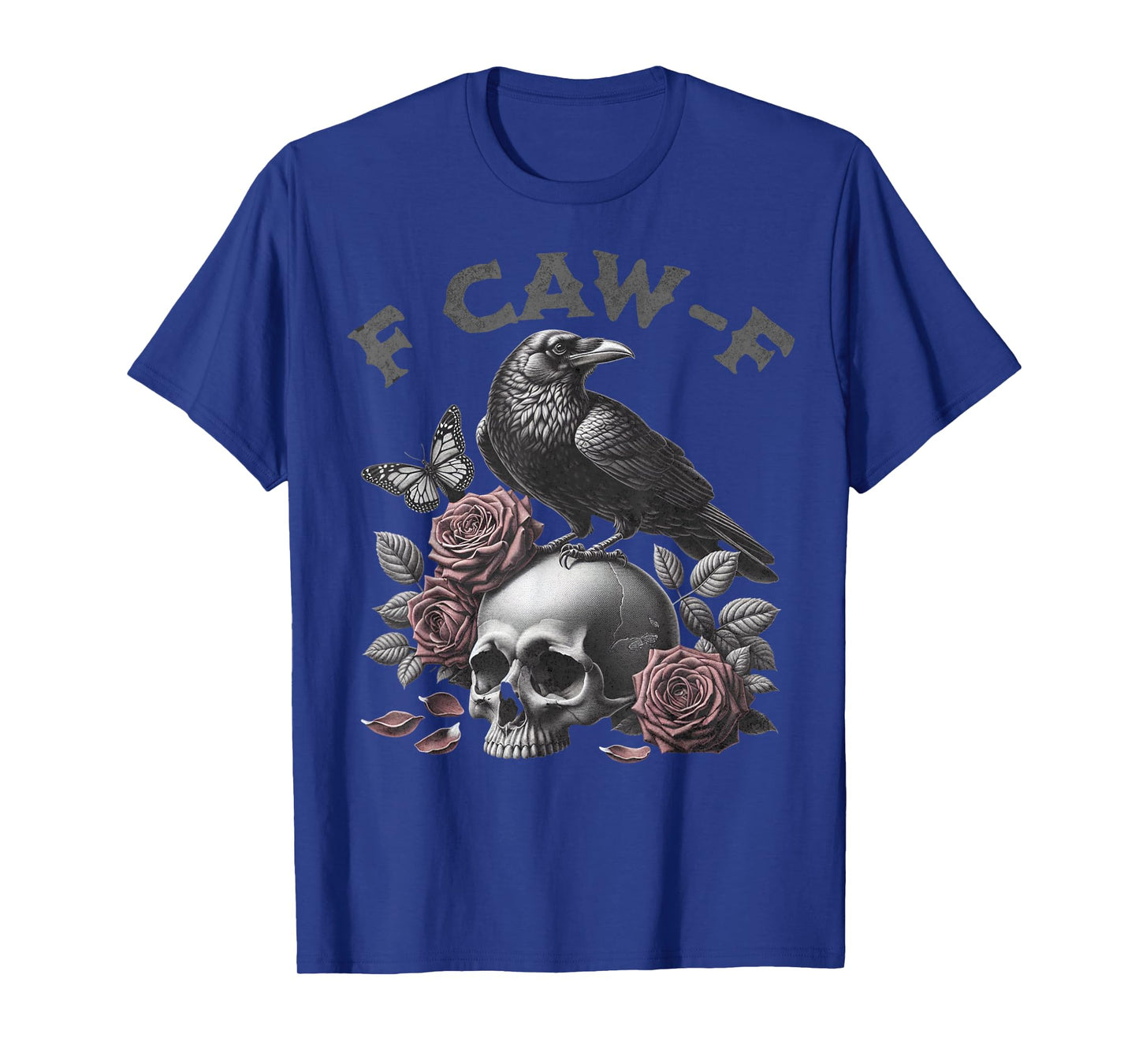 f-caw-f Crow Humorous Graphic T for Men Women T-Shirt