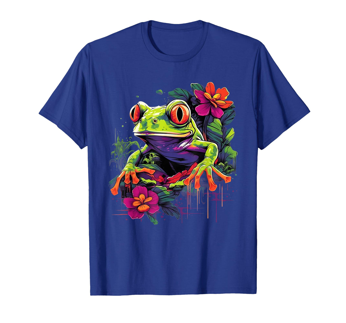 Retro Style Red-Eyed Tree Frog T-Shirt