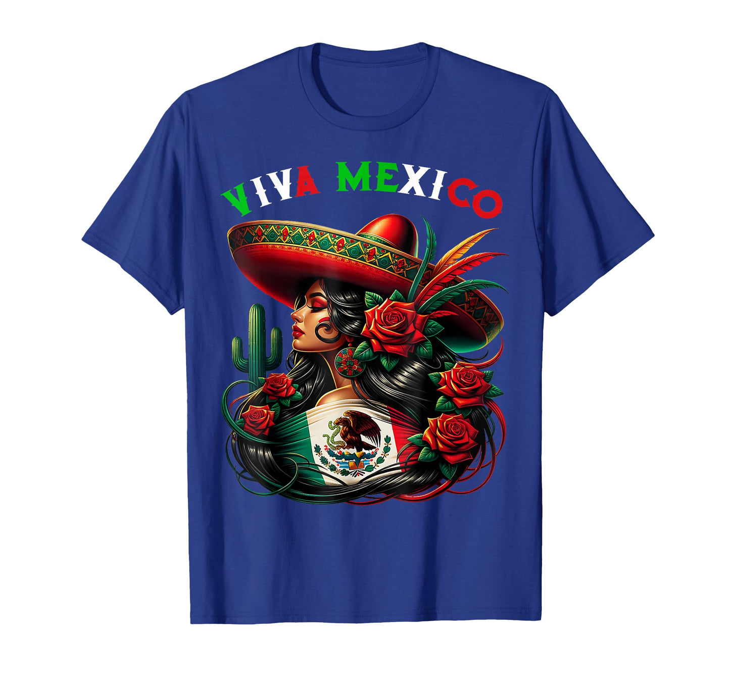 Mexico Girl Mexico Flag Mexico Pride Viva Mexico T-Shirt
