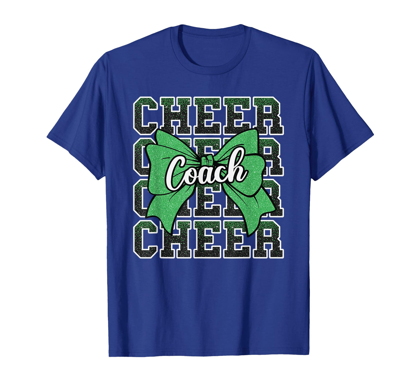 Green Funny Sport Loud Proud Cheer Coach Dad Father's Day T-Shirt