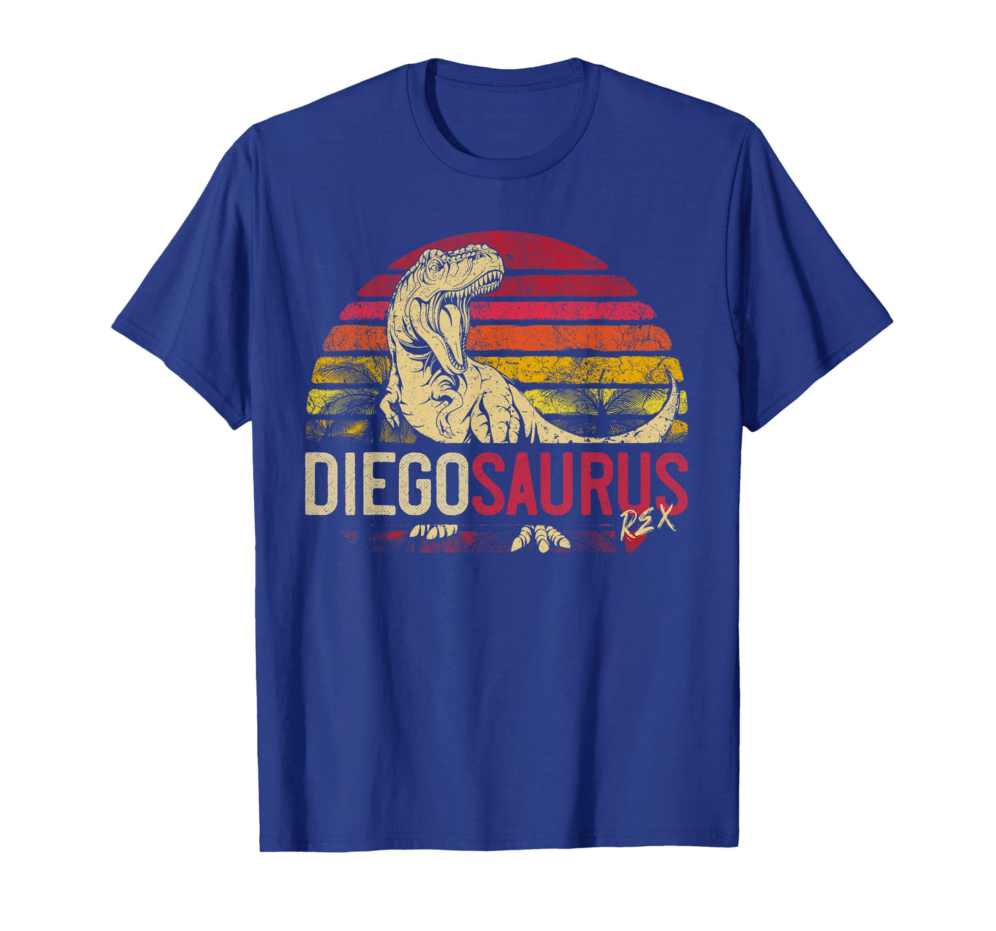 Diego Saurus Funny Personalized Dinosaur T Rex Name Boy Gift T-Shirt