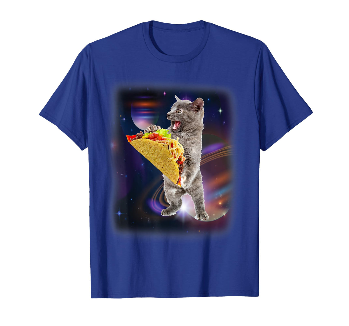 Cat Taco In Space Funny T-shirt For Cat And Taco Lovers T-Shirt for Men Women Kids