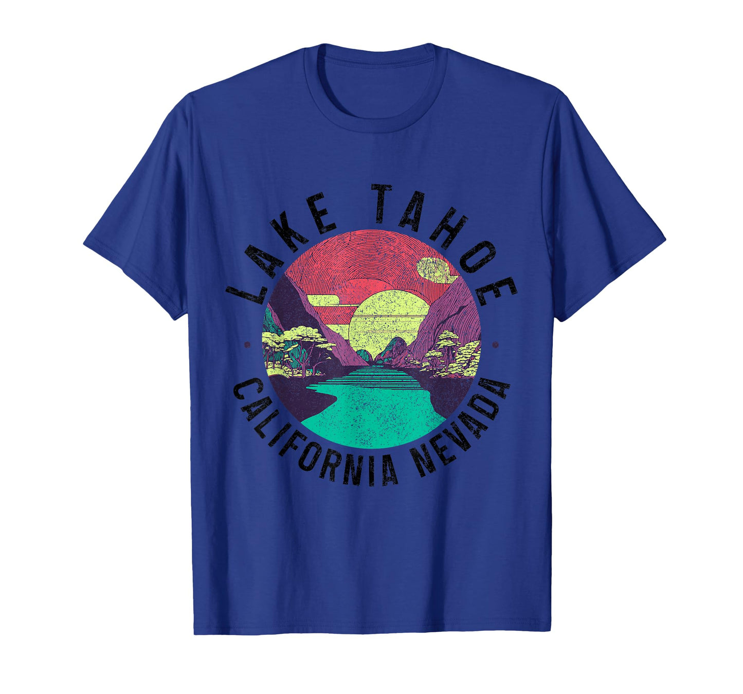 Lake Tahoe California Nevada Nature Lover Souvenir Vintage T-Shirt