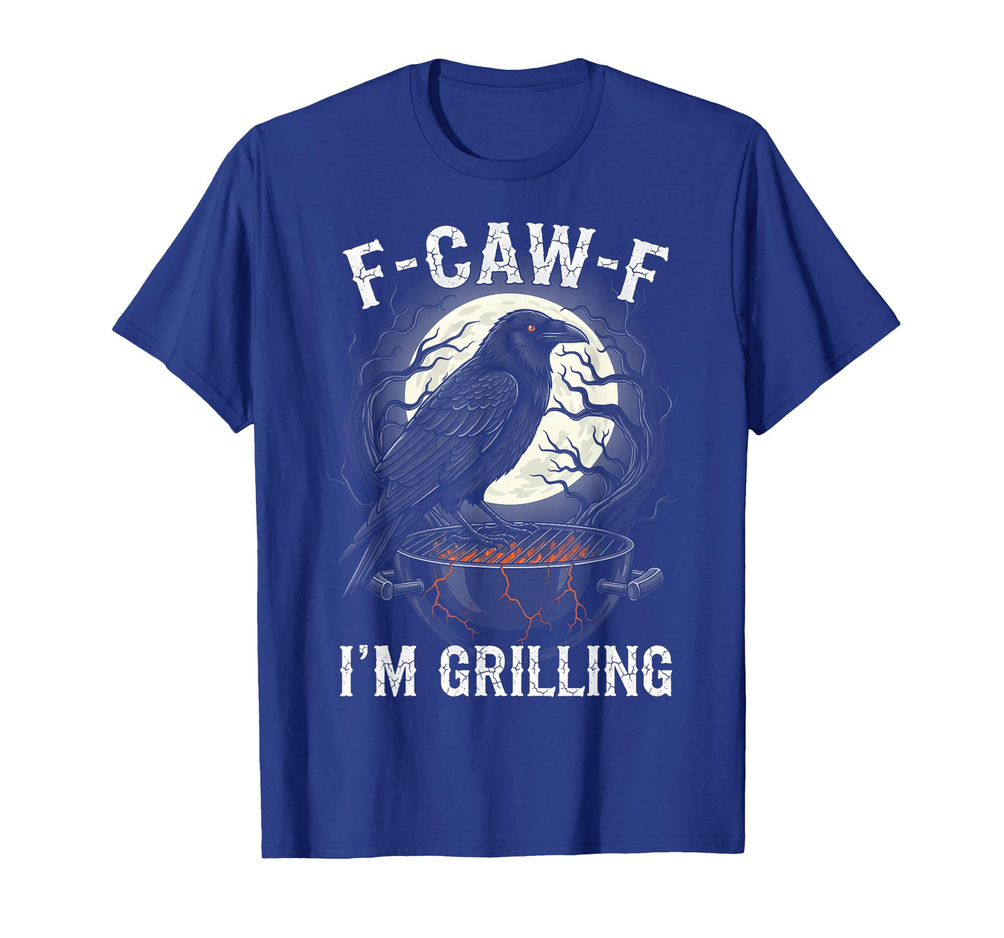 Black Crow F-CAW-F I'm Grilling Funny BBQ Grill Gothic Adult T-Shirt