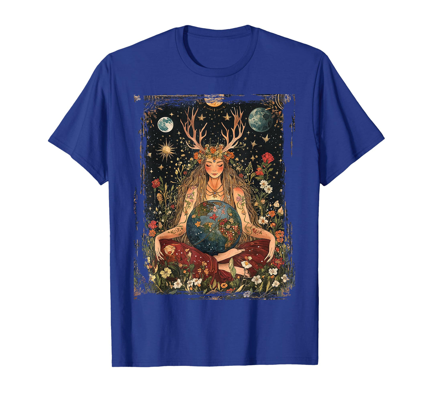 Gaia Greek Goddess Pagan Mother Earth Day Nature T-Shirt