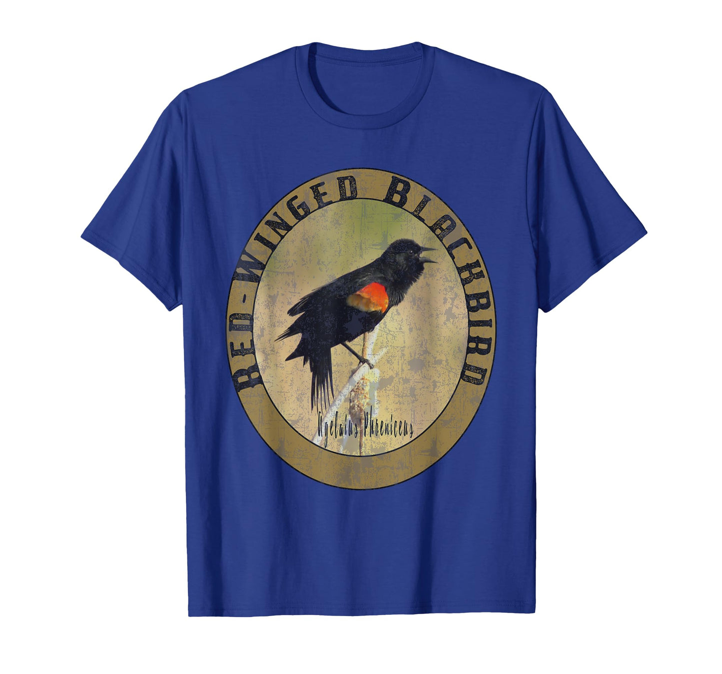 Birdwatcher Birder Nature Lover Gift Red Winged Blackbird T-Shirt