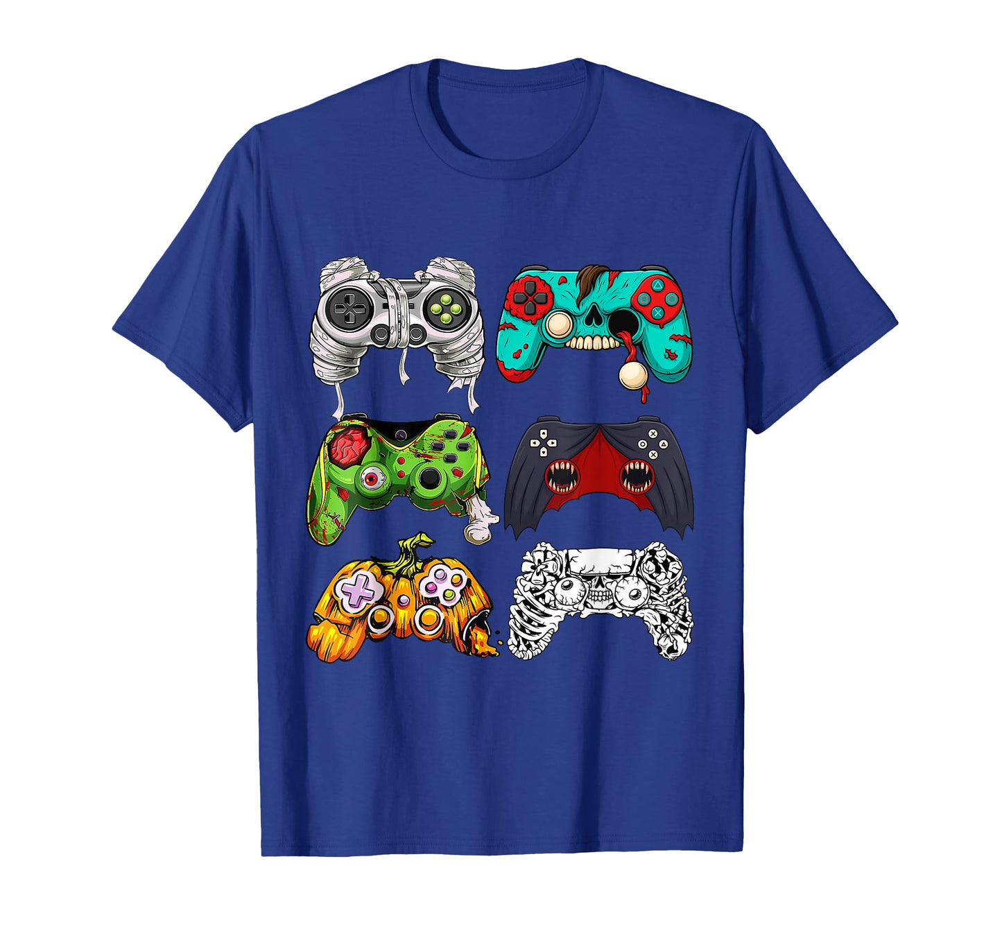 Halloween Skeleton Zombie Gaming Controllers Mummy T-Shirt