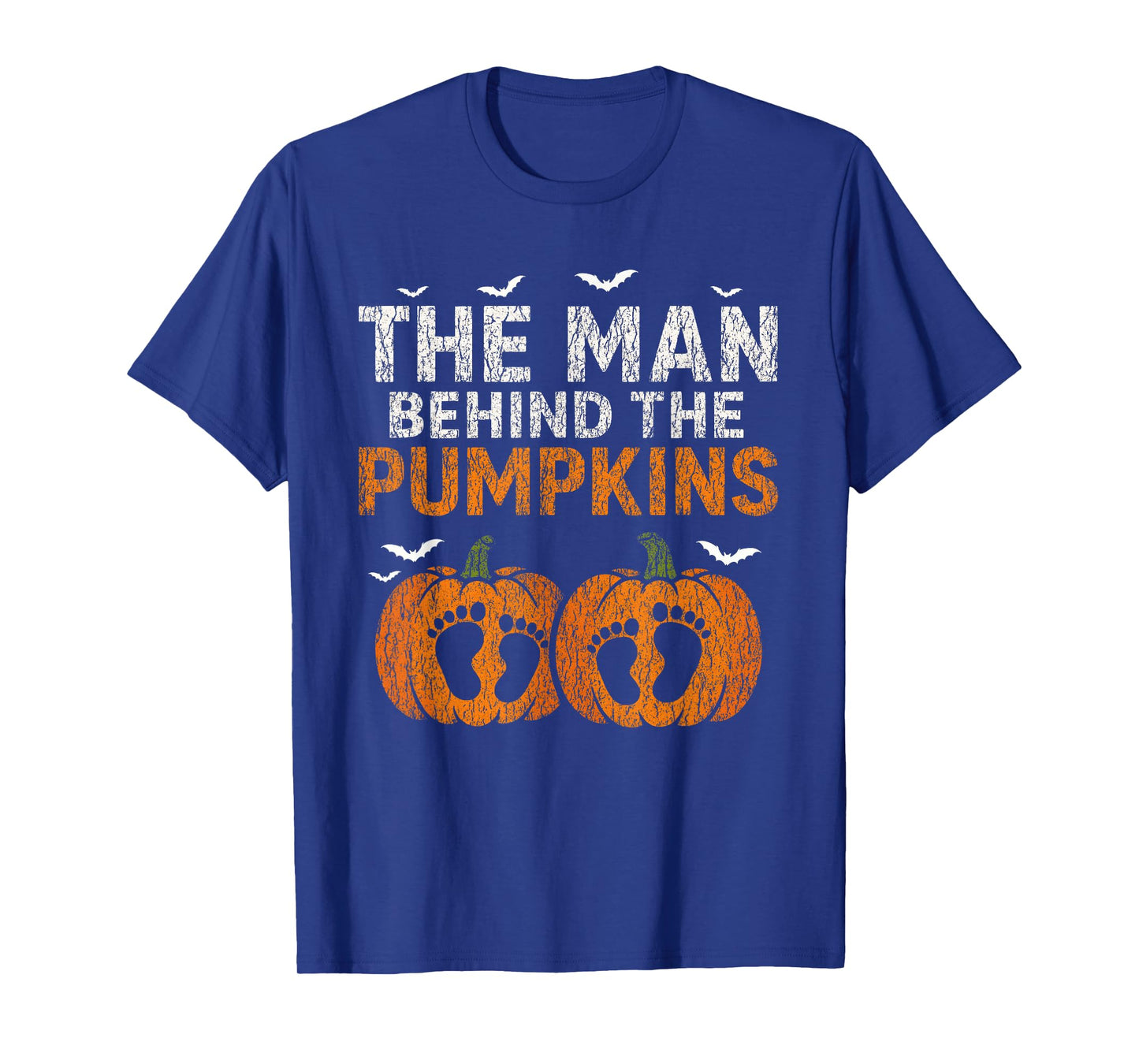 Pregnancy Announcement Dad Pumpkin Halloween Costume Funny T-Shirt