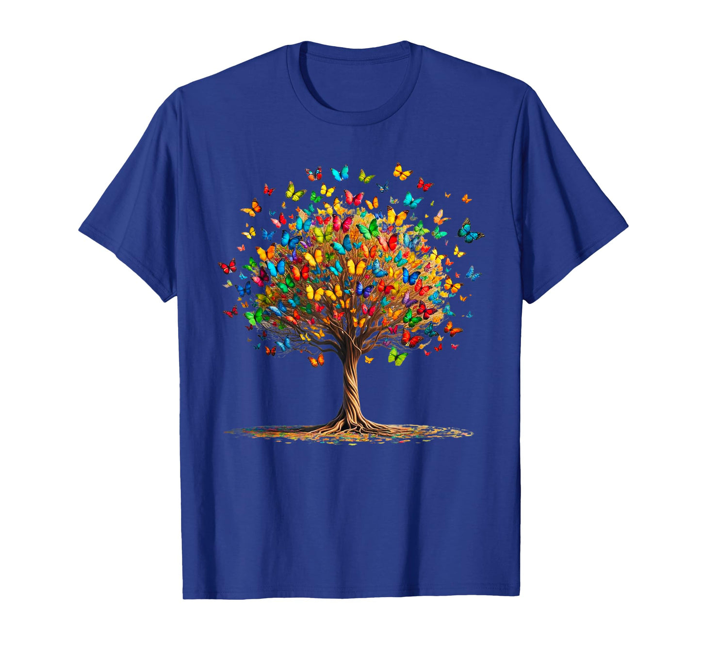 Butterflies Tree Nature Butterfly Lover Lepidopterist T-Shirt