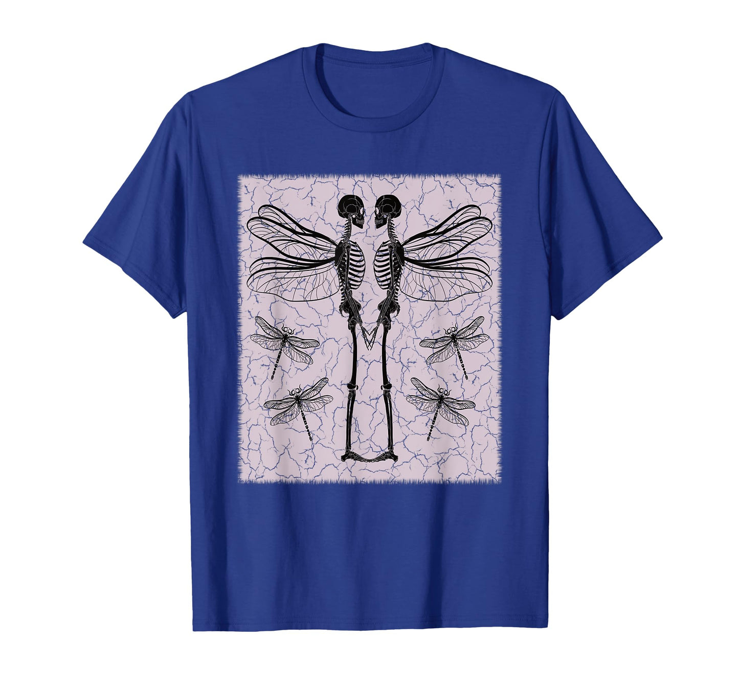 Skeleton Fairy Dragonfly Grunge Fairycore Aesthetic Goth Gothic T-Shirt