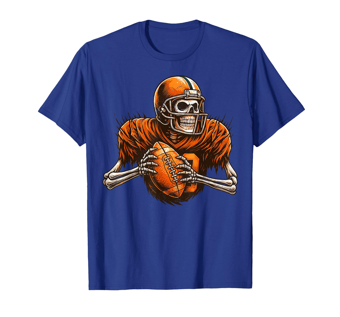 Skeleton Football Halloween Costumes Mens Boys Toddlers Kids T-Shirt