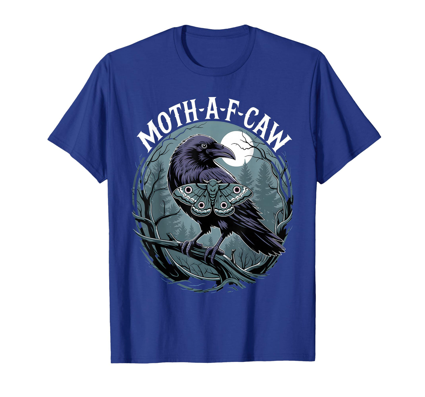 Funny Crow F-Caw-F Raven Bird Gothic Halloween Party Joke T-Shirt