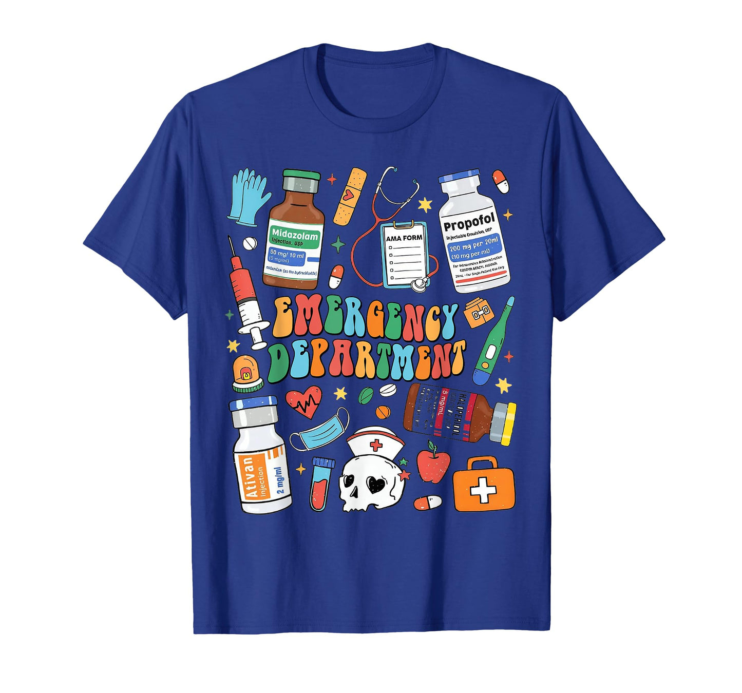 Vintage Emergency Department Emergency Room Nursing Nurse T-Shirt