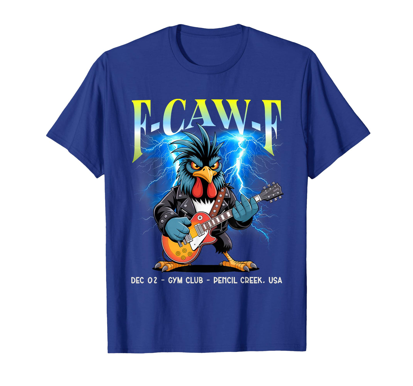 Rooster Punkrock Tour β Crazy Chicken Bootleg Concert T-Shirt