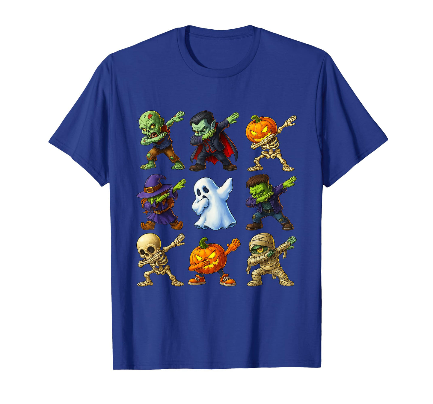 Funny Trick or Treat Dabbing Skeleton Halloween Costume Kids T-Shirt