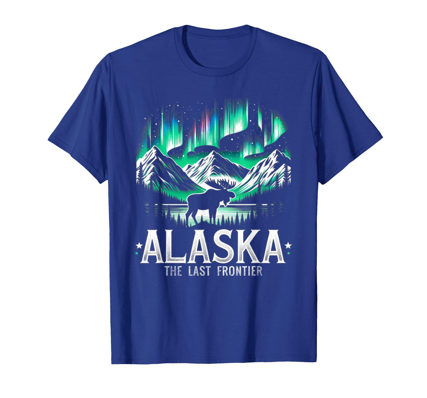 Alaska Day The Last Frontier Alaska Mountain Moose Souvenir T-Shirt