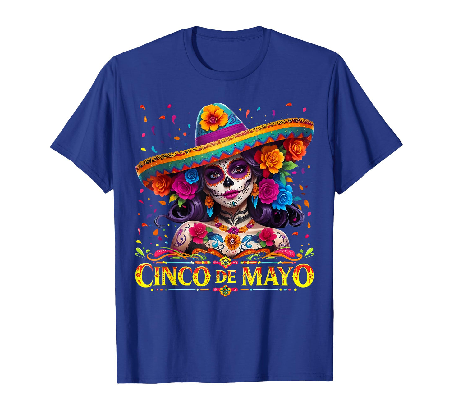 Cinco De Mayo 2025 Mexican Fiesta 5 De Mayo Girls Women T-Shirt