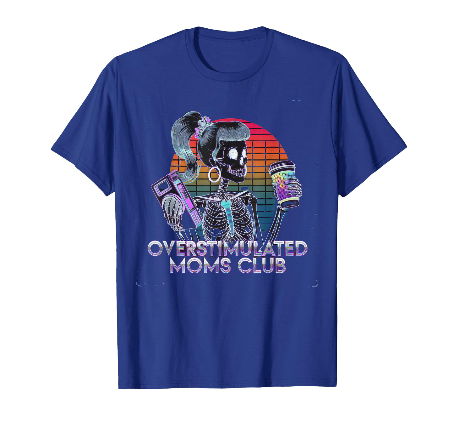 Overstimulated Moms Club Tshirt Mom Depression Mental Health T-Shirt
