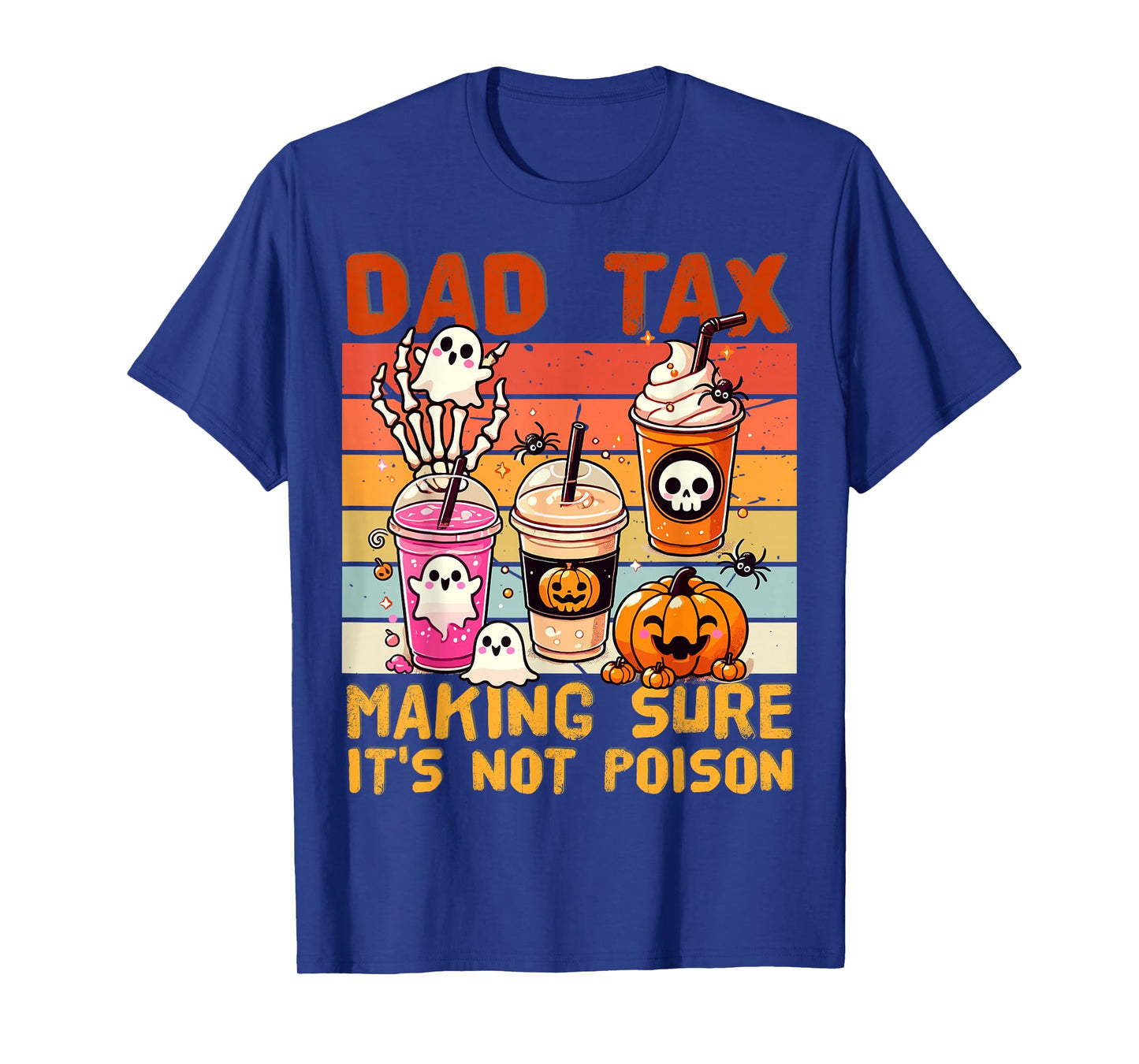 Funny Daddy Boo Halloween Family Matching Costume Ghost Dad T-Shirt