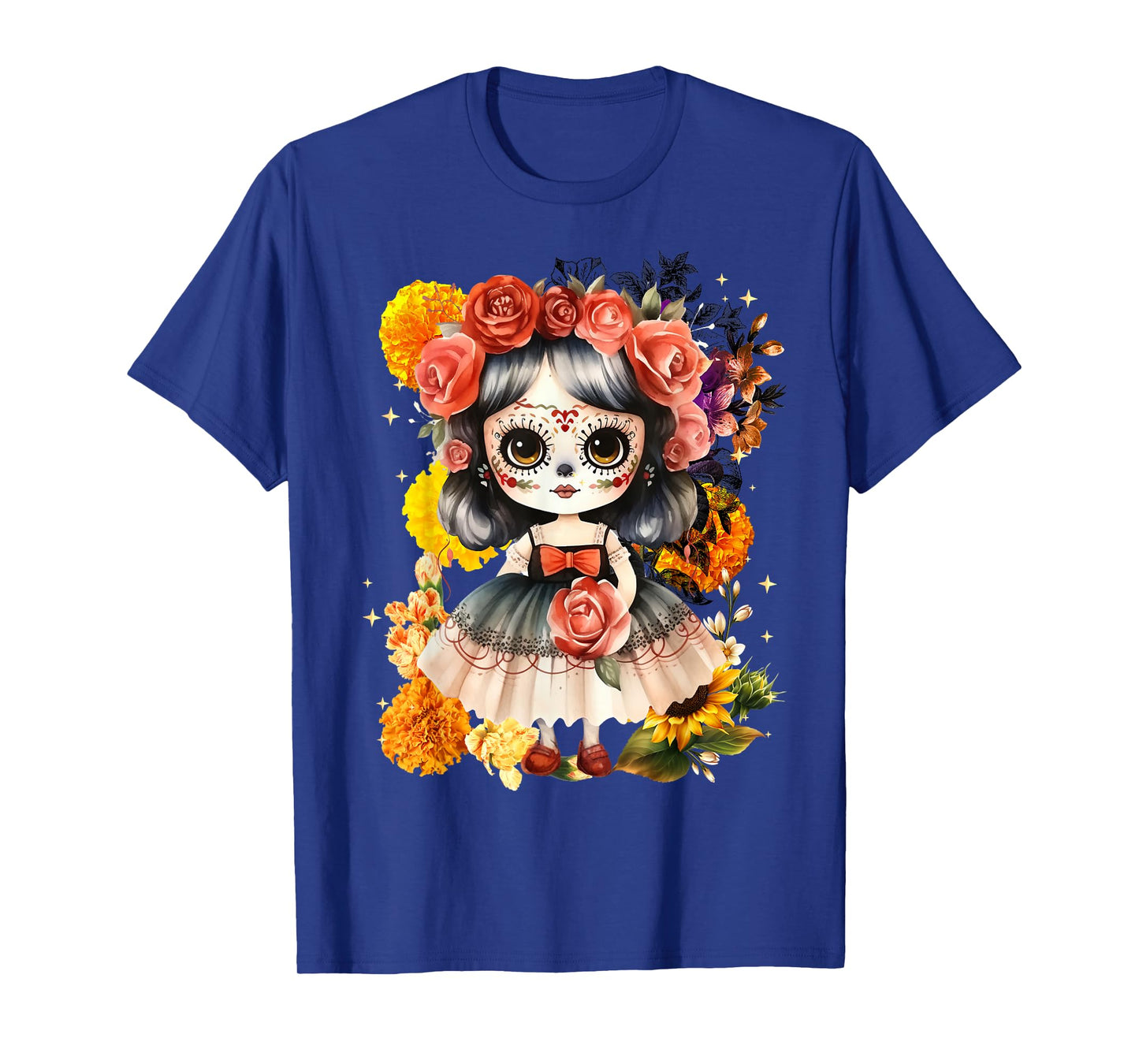 Dia De Los Muertos Muñeca Lele Doll María Halloween Mexico T-Shirt