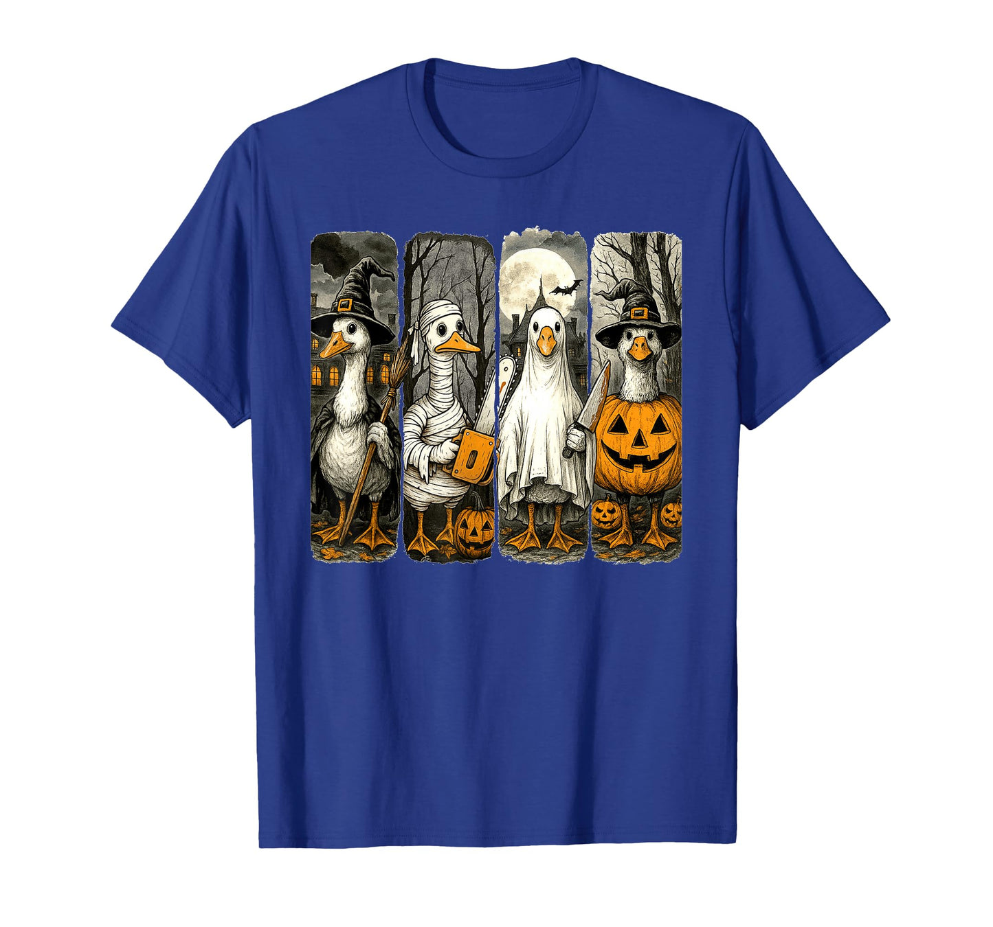 Boys of Fall Horror Shirt Halloween Goose Shirt Spooky Goose T-Shirt