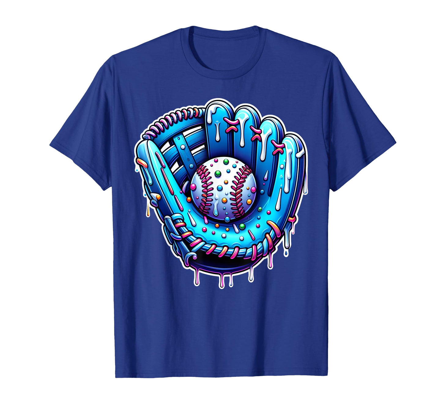 Ice Cream Drip Baseball Stuff Baseball Drip For Boys Graphic T-Shirt
