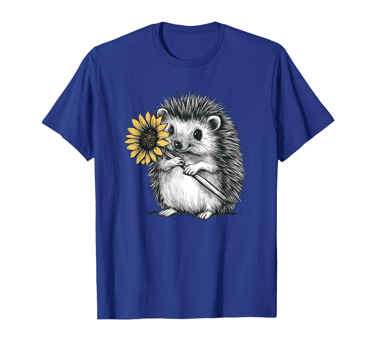 Cute hedgehog with sunflower T-Shirt
