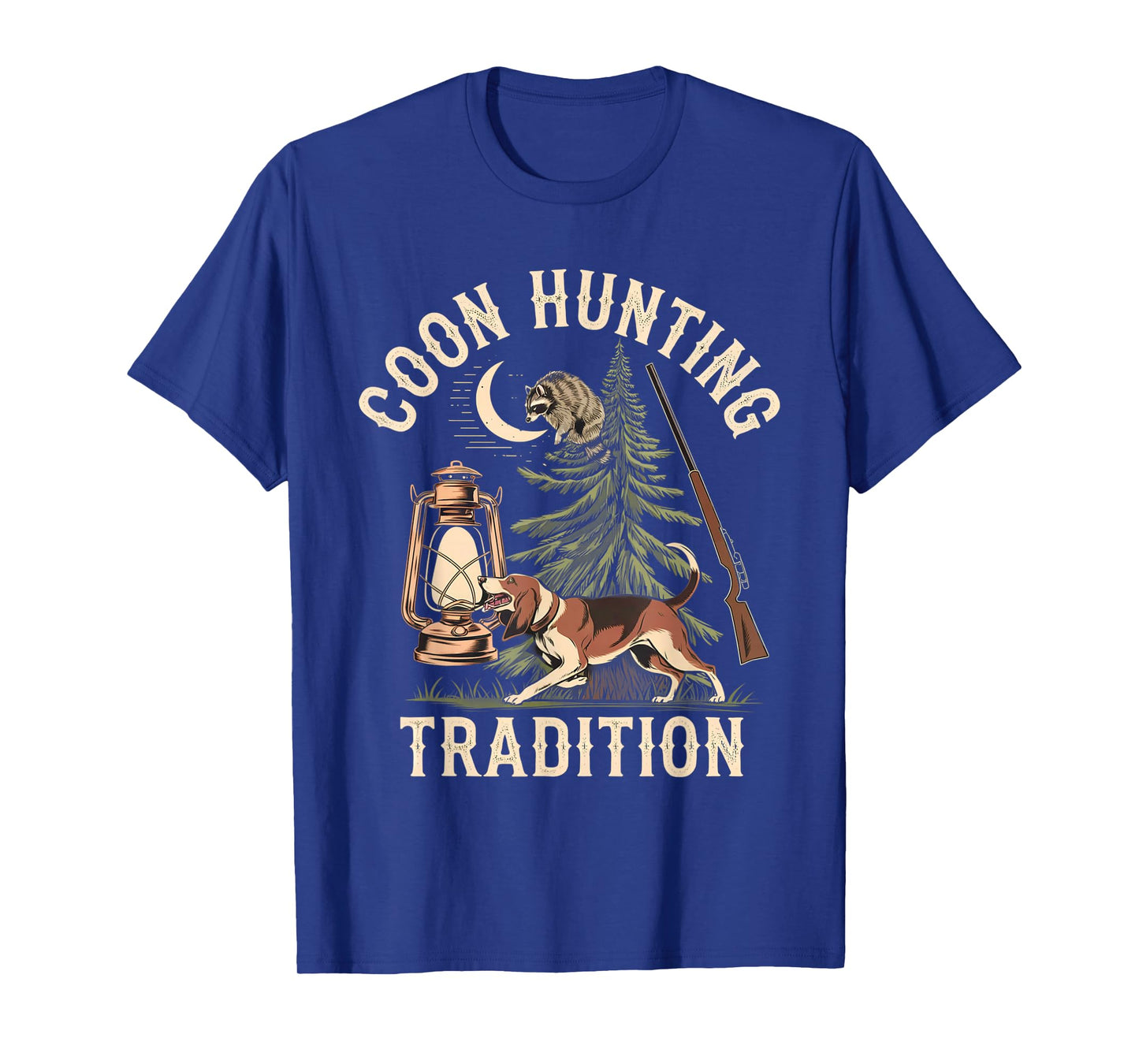 Coon Hunting Night β Patriotic Design for Coon Hunters T-Shirt