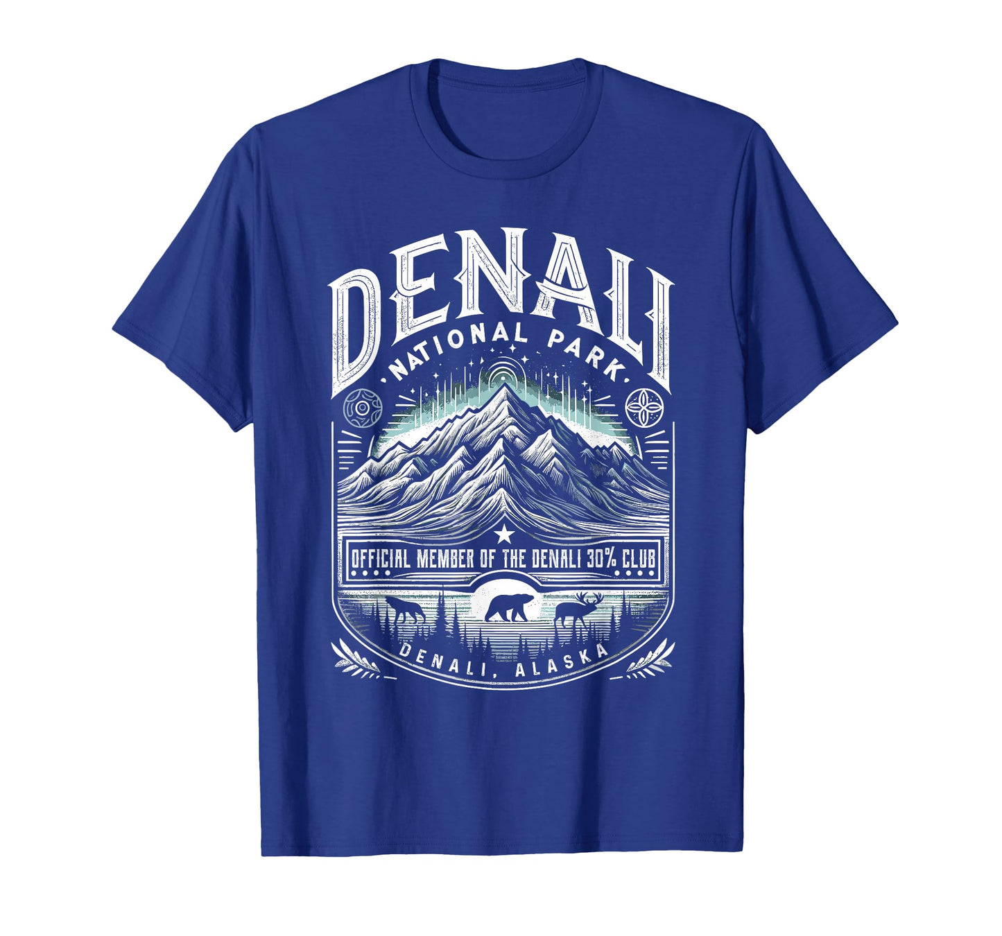 Denali 30% Club Shirt Alaska National Park Souvenir T-Shirt
