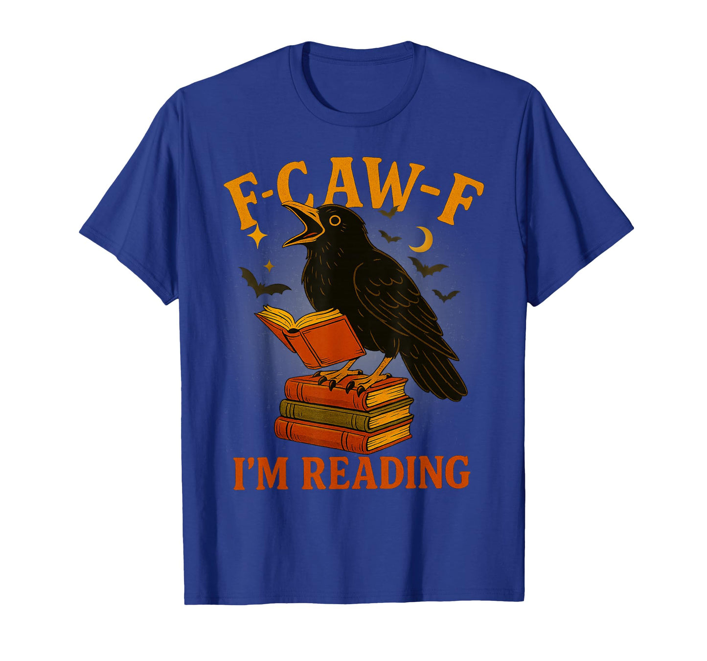 F CAW F Crow Book Lover Fall T-Shirt