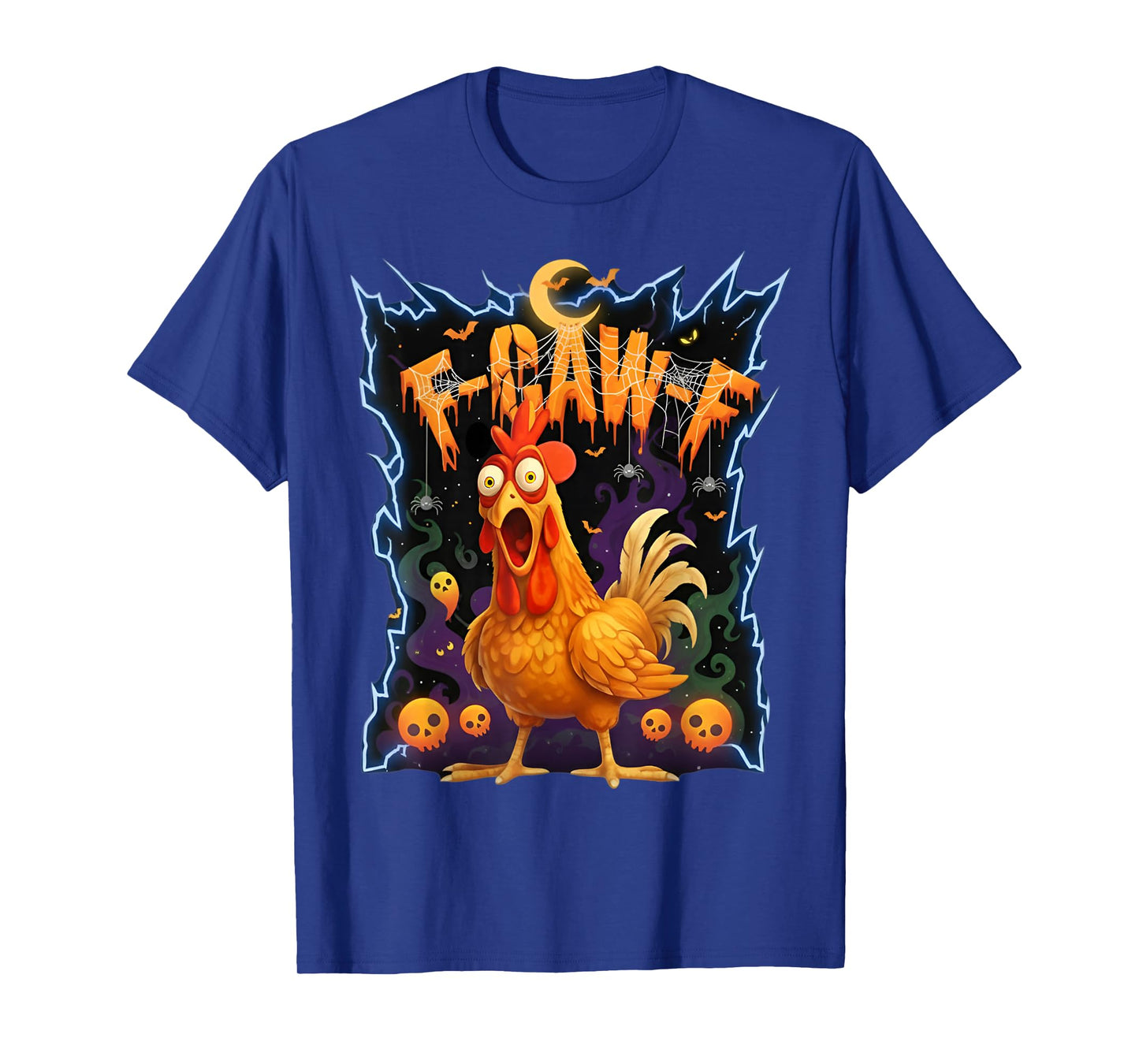Funny Halloween Chicken F-Caw-F T-Shirt
